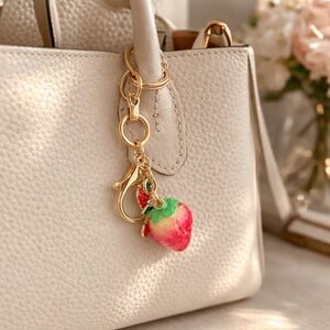 Strawberry Bag Charm / Keychain Charm
